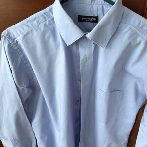 Pierre Cardin Men's Sky Blue Dress Shirt